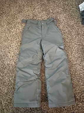 Columbia grey ski pants size 8 youth